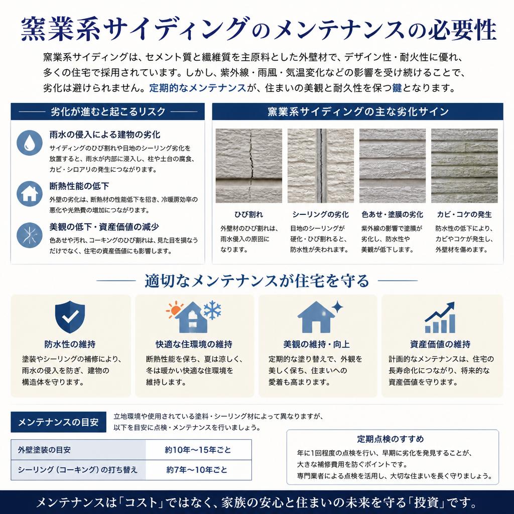 メンテナンスが必要な理由