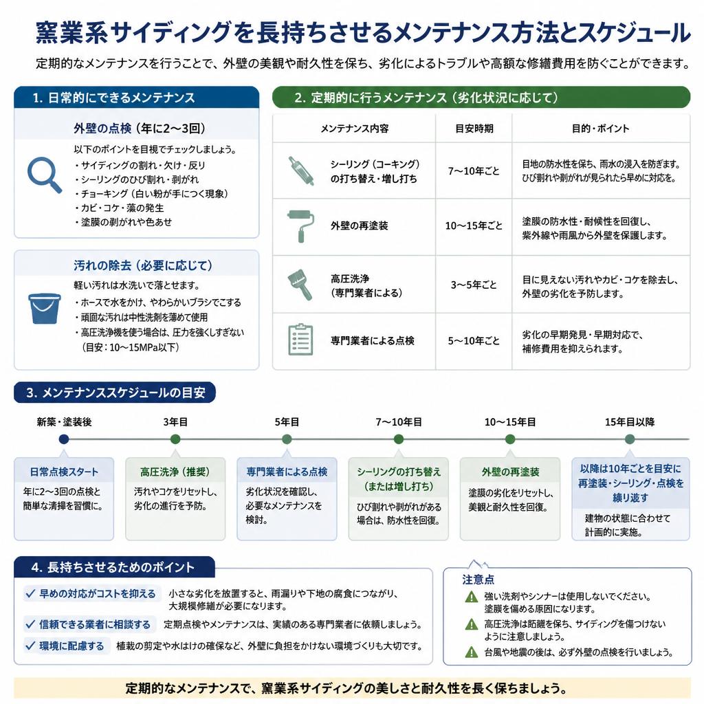 適切なメンテナンス方法とは？