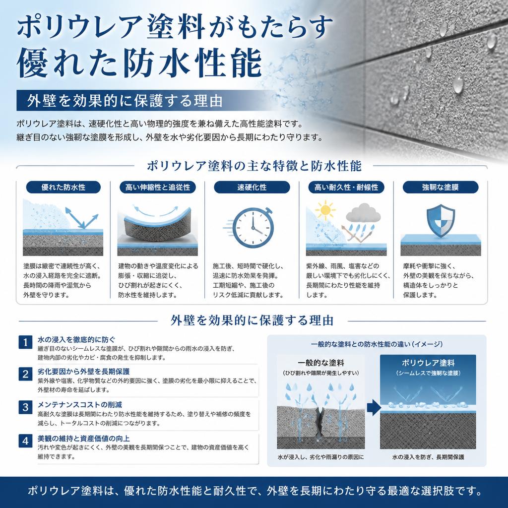 外壁の防水性能を向上