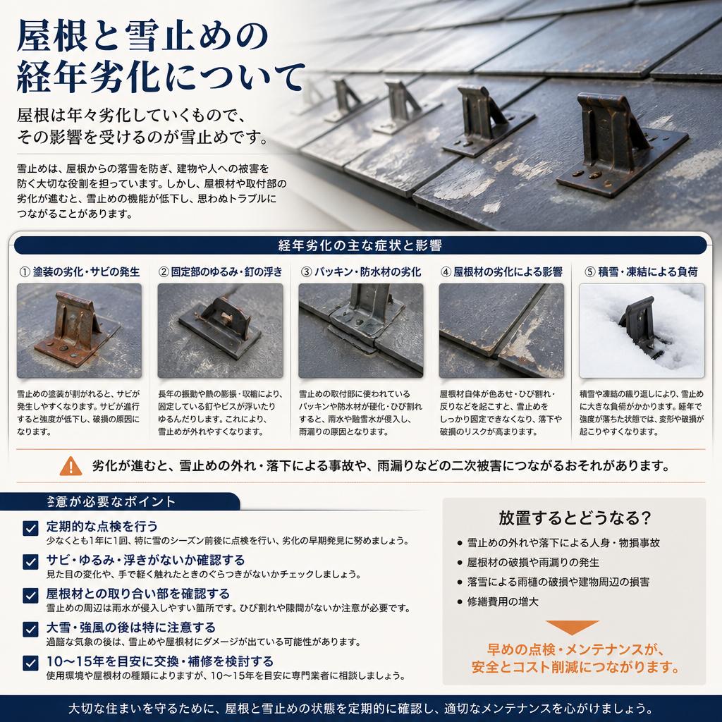 屋根の経年劣化とは？