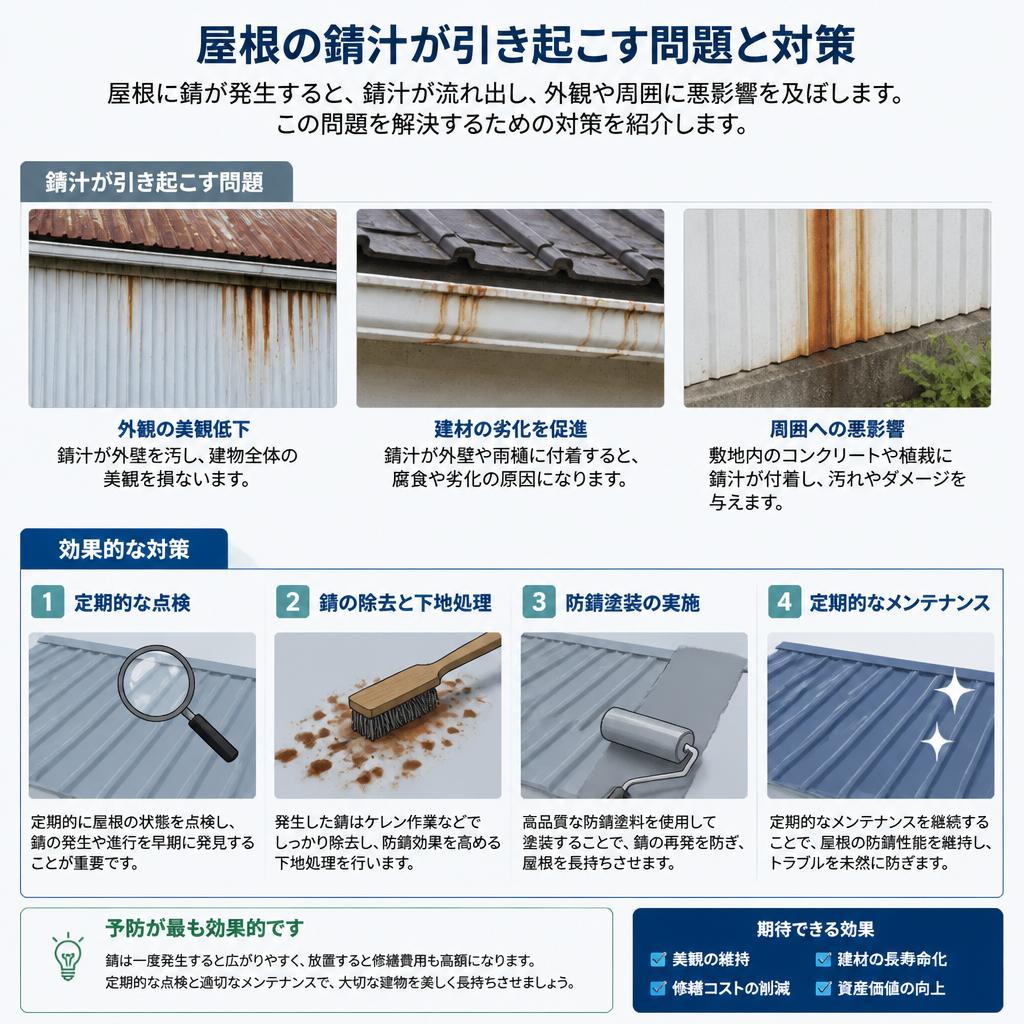 錆汁対策の重要性
